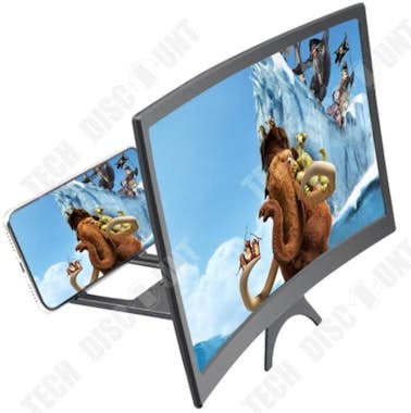 Tech DISCOUNT TD® L6 Lupa de pantalla curva de 12 pulgadas para Tech DISCOUNT TD® L6 Lupa de pantalla curva de 12 pulgadas para