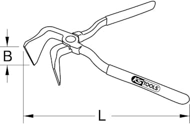KS TOOLS Alicates plegables, 260 mm KS TOOLS Alicates plegables, 260 mm