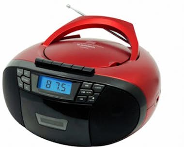 Sunstech Sunstech CXUM53 sistema estéreo portátil 1 W Rojo Sunstech Sunstech CXUM53 sistema estéreo portátil 1 W Rojo