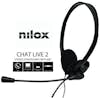 Nilox Nilox AURICULARES DOBLE JACK CON MICROFONO PC Nilox Nilox AURICULARES DOBLE JACK CON MICROFONO PC