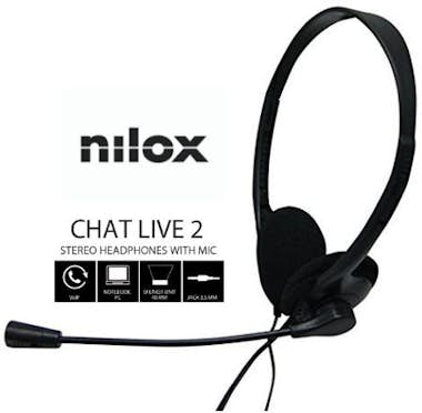 Nilox Nilox AURICULARES DOBLE JACK CON MICROFONO PC Nilox Nilox AURICULARES DOBLE JACK CON MICROFONO PC