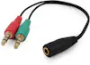 Gembird Gembird CCA-418 cable de audio 0,2 m 3,5mm 2 x 3.5 Gembird Gembird CCA-418 cable de audio 0,2 m 3,5mm 2 x 3.5