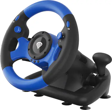Genesis GENESIS SEABORG 350 Negro, Azul USB Volante + Peda Genesis GENESIS SEABORG 350 Negro, Azul USB Volante + Peda