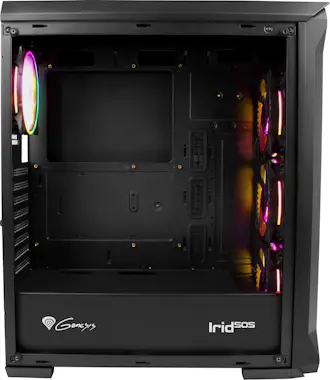 Genesis GENESIS Irid 505 ARGB Midi Tower Negro, Transparen Genesis GENESIS Irid 505 ARGB Midi Tower Negro, Transparen