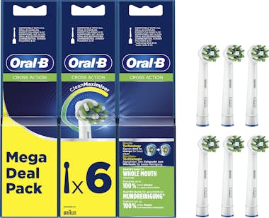 Oral-B Oral-B CrossAction 80339534 cepillo de cabello 6 p Oral-B Oral-B CrossAction 80339534 cepillo de cabello 6 p