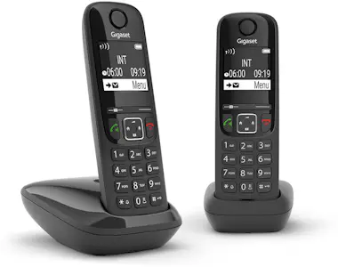 Gigaset Gigaset AS690 Duo Teléfono DECT/analógico Identifi Gigaset Gigaset AS690 Duo Teléfono DECT/analógico Identifi