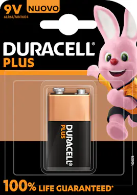 Duracell Duracell Plus 100 Batería de un solo uso 9V Alcali Duracell Duracell Plus 100 Batería de un solo uso 9V Alcali