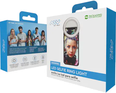 MYWAY MYWAY MWCHL0007 flash para móvil LED Blanco MYWAY MYWAY MWCHL0007 flash para móvil LED Blanco