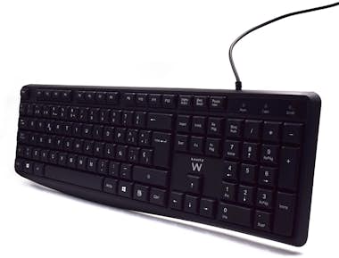 Ewent Ewent EW3001 teclado USB QWERTY Español Negro