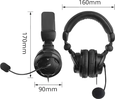 Ewent Ewent EW3564 auricular y casco Auriculares Alámbri Ewent Ewent EW3564 auricular y casco Auriculares Alámbri
