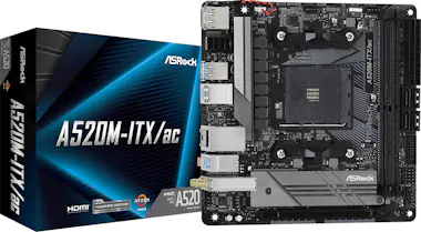 Asrock Asrock A520M-ITX/ac Zócalo AM4 micro ATX Asrock Asrock A520M-ITX/ac Zócalo AM4 micro ATX