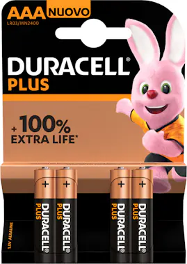 Duracell Duracell Plus 100 Batería de un solo uso AAA Alcal Duracell Duracell Plus 100 Batería de un solo uso AAA Alcal