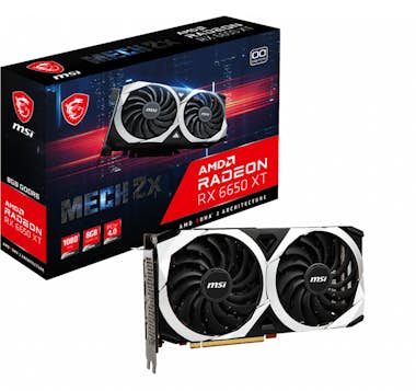 MSI MSI Radeon RX 6650 XT MECH 2X 8G OC AMD 8 GB GDDR6 MSI MSI Radeon RX 6650 XT MECH 2X 8G OC AMD 8 GB GDDR6