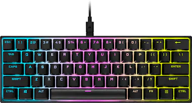 Corsair Corsair K65 RGB MINI 60% Mechanical Gaming teclado Corsair Corsair K65 RGB MINI 60% Mechanical Gaming teclado