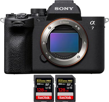 Sony Alpha 7 IV Cuerpo + 2 SanDisk 128GB Extreme PRO UH Sony Alpha 7 IV Cuerpo + 2 SanDisk 128GB Extreme PRO UH