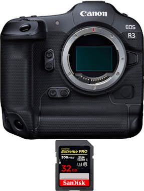 Canon EOS R3 Cuerpo + 1 SanDisk 32GB Extreme PRO UHS-II Canon EOS R3 Cuerpo + 1 SanDisk 32GB Extreme PRO UHS-II