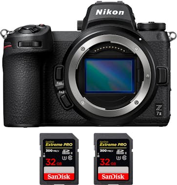 Nikon Z7 II Cuerpo + 2 SanDisk 32GB Extreme PRO UHS-II S Nikon Z7 II Cuerpo + 2 SanDisk 32GB Extreme PRO UHS-II S