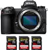 Nikon Z7 II Cuerpo + 3 SanDisk 32GB Extreme PRO UHS-II S Nikon Z7 II Cuerpo + 3 SanDisk 32GB Extreme PRO UHS-II S