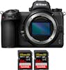 Nikon Z7 II Cuerpo + 2 SanDisk 64GB Extreme PRO UHS-II S Nikon Z7 II Cuerpo + 2 SanDisk 64GB Extreme PRO UHS-II S