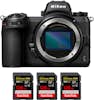 Nikon Z7 II Cuerpo + 3 SanDisk 128GB Extreme PRO UHS-II Nikon Z7 II Cuerpo + 3 SanDisk 128GB Extreme PRO UHS-II