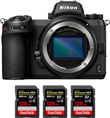 Nikon Z7 II Cuerpo + 3 SanDisk 128GB Extreme PRO UHS-II Nikon Z7 II Cuerpo + 3 SanDisk 128GB Extreme PRO UHS-II