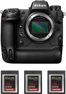 Nikon Z9 Cuerpo + 3 SanDisk 128GB Extreme PRO CFexpress Nikon Z9 Cuerpo + 3 SanDisk 128GB Extreme PRO CFexpress
