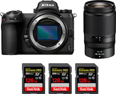 Nikon Z7 II + Z 28-75mm f/2.8 + 3 SanDisk 128GB Extreme Nikon Z7 II + Z 28-75mm f/2.8 + 3 SanDisk 128GB Extreme