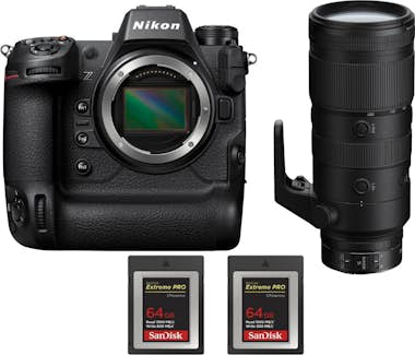 Nikon Z9 + Z 70-200mm f/2.8 VR S + 2 SanDisk 64GB Extrem Nikon Z9 + Z 70-200mm f/2.8 VR S + 2 SanDisk 64GB Extrem