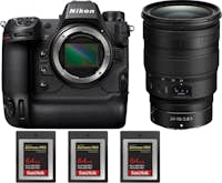 Nikon Z9 + Z 24-70mm f/2.8 S + 3 SanDisk 64GB Extreme PR