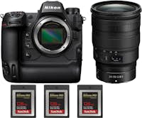 Nikon Z9 + Z 24-70mm f/2.8 S + 3 SanDisk 128GB Extreme P