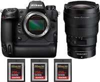 Nikon Z9 + Z 14-24mm f/2.8 S + 3 SanDisk 256GB Extreme P