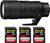 Nikon Z 70-200mm f/2.8 VR S + 3 SanDisk 128GB UHS-II 300 Nikon Z 70-200mm f/2.8 VR S + 3 SanDisk 128GB UHS-II 300