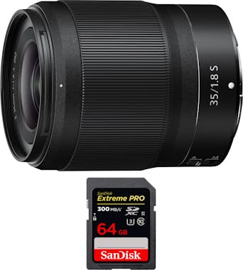 Nikon Z 35mm f/1.8 S + 1 SanDisk 64GB UHS-II 300 MB/s + Nikon Z 35mm f/1.8 S + 1 SanDisk 64GB UHS-II 300 MB/s +