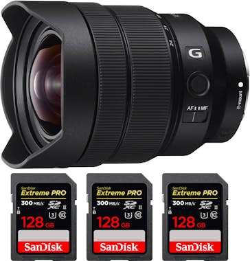 Sony FE 12-24mm f/2.8 GM + 3 SanDisk 128GB Extreme PRO Sony FE 12-24mm f/2.8 GM + 3 SanDisk 128GB Extreme PRO