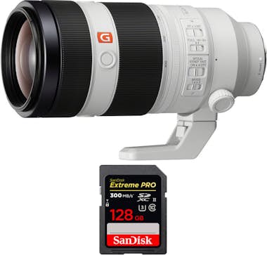Sony FE 100-400mm f/4.5-5.6 GM OSS + 1 SanDisk 128GB Ex Sony FE 100-400mm f/4.5-5.6 GM OSS + 1 SanDisk 128GB Ex