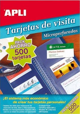 Apli Tarjetas de Visita 11705/ 90 x 50.8mm/ 50 Hojas Apli Tarjetas de Visita 11705/ 90 x 50.8mm/ 50 Hojas