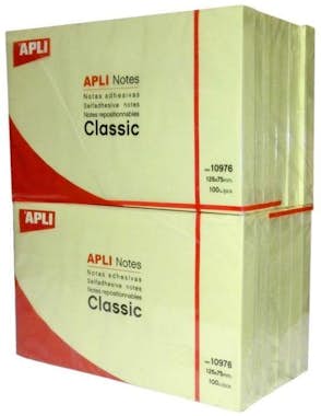 Apli Notas Adhesivas 10976/ 12.5 x 7.5cm/ 12 unidades/ Apli Notas Adhesivas 10976/ 12.5 x 7.5cm/ 12 unidades/