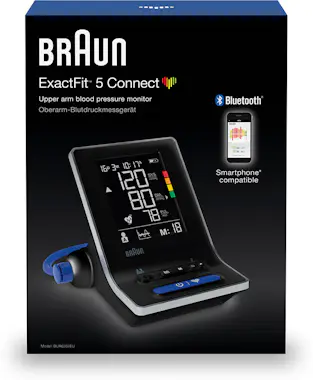 Braun Tensiómetro de Brazo Exact Fit 5 Connect Braun Tensiómetro de Brazo Exact Fit 5 Connect