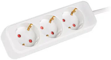 Lanberg REGLETA LANBERG 3 TOMAS SCHUKO BLANCA 1.5M Lanberg REGLETA LANBERG 3 TOMAS SCHUKO BLANCA 1.5M