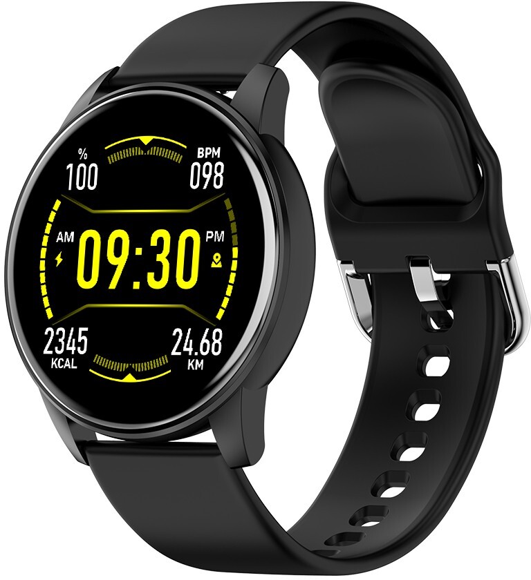 smartwatch jocca 2049 notificaciones frecuencia cardiaca negro