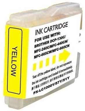 Generic Brother LC1000XL/LC970XL Amarillo Cartucho de Tint Generic Brother LC1000XL/LC970XL Amarillo Cartucho de Tint