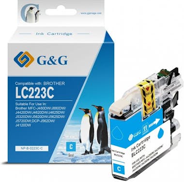 Generic G&G Brother LC223/LC221 Cyan Cartucho de Tinta o - Generic G&G Brother LC223/LC221 Cyan Cartucho de Tinta o -