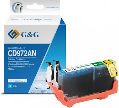 Generic G&G HP 920XL Cyan Cartucho de Tinta o - Reemplaza Generic G&G HP 920XL Cyan Cartucho de Tinta o - Reemplaza