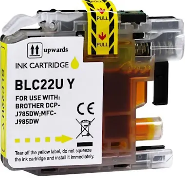 Generic Brother LC22U Amarillo Cartucho de Tinta o - Reemp Generic Brother LC22U Amarillo Cartucho de Tinta o - Reemp
