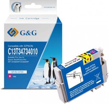 Generic G&G Epson T3473/T3463 (34XL) Magenta Cartucho de T Generic G&G Epson T3473/T3463 (34XL) Magenta Cartucho de T
