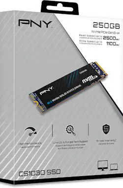 PNY PNY CS1030 M.2 NVMe 250 GB PCI Express 3.0 PNY PNY CS1030 M.2 NVMe 250 GB PCI Express 3.0