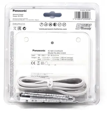 Panasonic Cargador eneloop BQ-CC63 para Pilas Recarg. 1-8 Ni Panasonic Cargador eneloop BQ-CC63 para Pilas Recarg. 1-8 Ni