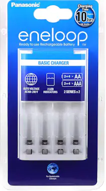 Panasonic Cargador eneloop Basic Charger Panasonic Cargador eneloop Basic Charger