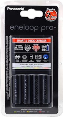 Panasonic Cargador eneloop BQ-CC16 incl. 4 uds. AA eneloop P Panasonic Cargador eneloop BQ-CC16 incl. 4 uds. AA eneloop P