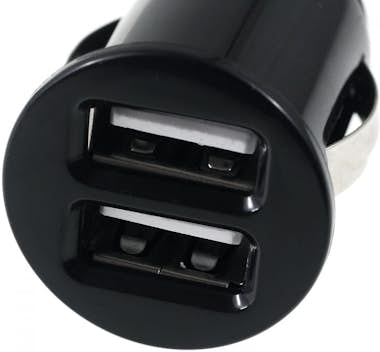 POWERY Cargador de Coche 12-24V con 2 Conexiones USB 2,1A POWERY Cargador de Coche 12-24V con 2 Conexiones USB 2,1A